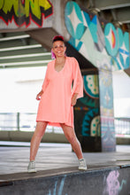 Load image into Gallery viewer, Bingo Bango Dress-Peach Cotton Candy