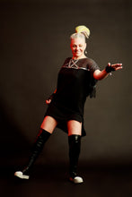 Load image into Gallery viewer, Stars Aligned T-Shirt Dress - Black