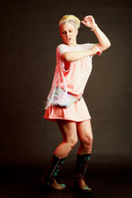 Load image into Gallery viewer, Stars Aligned T-Shirt Dress - Just Peachy