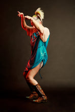 Load image into Gallery viewer, Take Me to the Top T-Shirt Dress - Turquoise