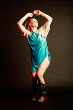 Load image into Gallery viewer, Take Me to the Top T-Shirt Dress - Turquoise