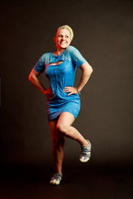 Load image into Gallery viewer, Rainbow Blues T-Shirt Dress