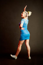 Load image into Gallery viewer, Rainbow Blues T-Shirt Dress
