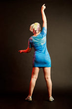 Load image into Gallery viewer, Rainbow Blues T-Shirt Dress