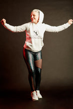 Load image into Gallery viewer, House of Sass & Magic Walking Billboard Hoodie-Touch of Shade White