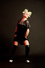 Load image into Gallery viewer, Stars Aligned T-Shirt Dress - Black