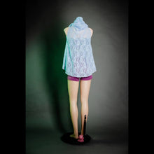 Load image into Gallery viewer, Rhapsody Ruffle Vest in Turquoise