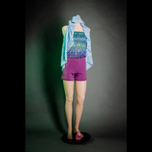 Load image into Gallery viewer, Rhapsody Ruffle Vest in Turquoise