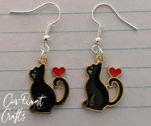 Load image into Gallery viewer, Cat Earrings