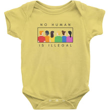 Load image into Gallery viewer, No Human is Illegal Bodysuit