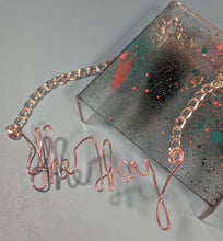 Load image into Gallery viewer, She/They Talisman Necklace - Blush