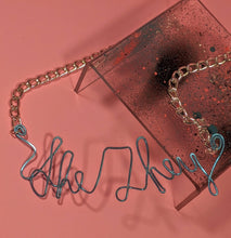 Load image into Gallery viewer, She/They Talisman Necklace - Blue