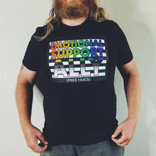 Load image into Gallery viewer, Extrovert Emotional Support Ally Relaxed Fit Tee | LGBTQ+ Ally Shirts