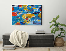 Load image into Gallery viewer, Tropical Air -  Original Acrylic Painting by Canadian Abstract Artist Rina Kazavchinski