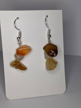 Load image into Gallery viewer, Genuine Semi-Precious Stone Stack Earrings, Various stones and custom stack available.