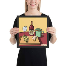 Load image into Gallery viewer, Wine and Cheese -  Art Print Giclée
