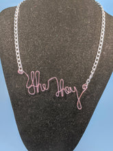 Load image into Gallery viewer, She/They Talisman Necklace - Blush