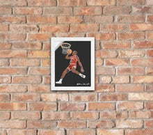 Load image into Gallery viewer, Michael Jordan Jumpan Art Print Giclée