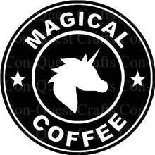 Load image into Gallery viewer, Fabulous Flamingo/Unicorn Coffee Permanent Decal - DECAL ONLY