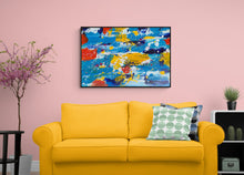 Load image into Gallery viewer, Tropical Air -  Original Acrylic Painting by Canadian Abstract Artist Rina Kazavchinski