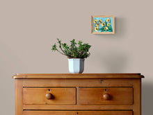 Load image into Gallery viewer, "Turquoise Blossom"-  - Original Acrylic Floral Painting