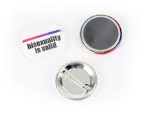 Load image into Gallery viewer, Bisexual Pride: Pinback Buttons or Strong Ceramic Magnets
