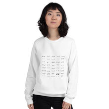 Load image into Gallery viewer, Boobs Line Art Sweater, Funny Boobies, Boobs Crewneck Unisex Sweater, Pride Sweater LGBT+ Clothes, Unisex Heavy Blend Crewneck Sweatshir