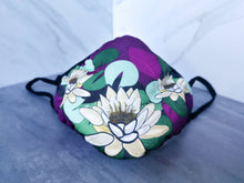 Load image into Gallery viewer, White Water Lily Mask