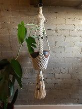 Load image into Gallery viewer, 70s Inspired Macrame Plant Hanger