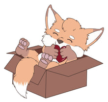Load image into Gallery viewer, Fox in a Box - Vinyl Sticker