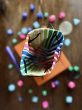 Load image into Gallery viewer, good news - rainbow drawstring project or dice bag
