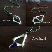Load image into Gallery viewer, Raccoon Bone Geometric Necklaces - *REAL BONE*