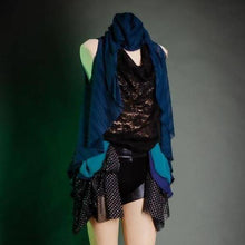 Load image into Gallery viewer, Rhapsody Ruffle Vest in Blue