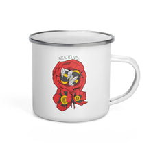 Load image into Gallery viewer, Bee Kind Enamel Mug