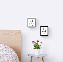 Load image into Gallery viewer, Body Positive Line Art, Curvy Front Nude Art, Female Figure Art Print, Minimalist Wall Art, Boob Art Print, Curvy Art Poster, Line Drawing