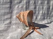 Load image into Gallery viewer, Recycled Cotton Reversible Headscarf with Ties