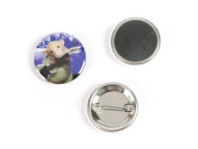 Load image into Gallery viewer, Cute Ratties! Pinback Buttons or Strong Ceramic Magnets