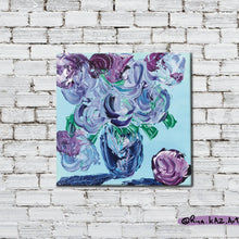 Load image into Gallery viewer, &quot;Lilac Crystal Vase&quot; -  Original Acrylic Painting
