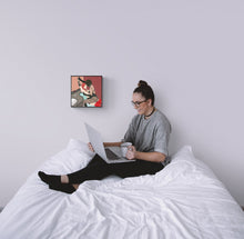 Load image into Gallery viewer, Lesbian Sexy BDSM Art Print, Erotic Art, Queer Art, Bondage Art, Feminist Art, Gift for Girlfriend, Erotic Bedroom Home Decor Wall