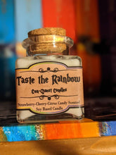 Load image into Gallery viewer, Potion Bottle Candles, Inspired by sweet treats and fictional potions. Fragrance and essential oil blend soy based candles.