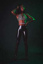 Load image into Gallery viewer, Harlot's & Harem's Voyeuristic Vision Vinyl Leggings