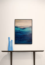 Load image into Gallery viewer, Large Seascape Triptych, Set of 3 Original Modern Paintings, Ocean Painting Abstract, Ready to Hang, Living Room Art, Hand Painted Art