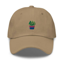 Load image into Gallery viewer, Bi Plant embroidered cap