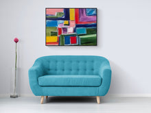 Load image into Gallery viewer, Pride Painting Art, Large Painting, Christmas Gift, LGBTQ+ Painting, Queer Gay Lesbian Art, Hand Painted Pride Flag, Rainbow Art, Gay Gift