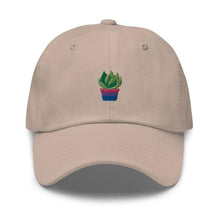 Load image into Gallery viewer, Bi Plant embroidered cap