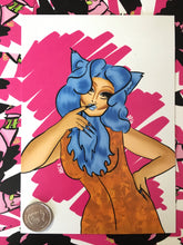Load image into Gallery viewer, Werewolf Drag Queen Kimchi 5x7 Print