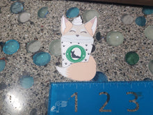 Load image into Gallery viewer, Fox Latte Vinyl Sticker