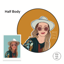 Load image into Gallery viewer, Cartoon Avatar (Custom Digital Portrait) - Pop Art Portrait - Custom Order - Social Media Avatar - Professional Avatar - Personalized Gift