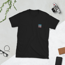 Load image into Gallery viewer, Valid. Tee (Gender neutral) - Trans flag embroidery