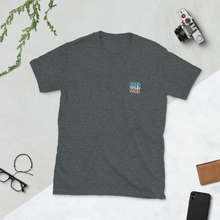 Load image into Gallery viewer, Valid. Tee (Gender neutral) - Trans flag embroidery